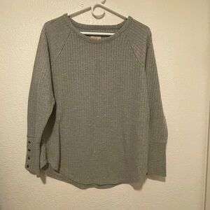 Chaser Gray Long Sleeve Top